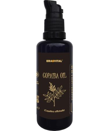  ERASVITAL Copaiba Resin Balm 100ml - Natural Undiluted Copaifera Officinalis Resin - A Useful Ingredient in Skin Care - Buy Online on GoSupps.com