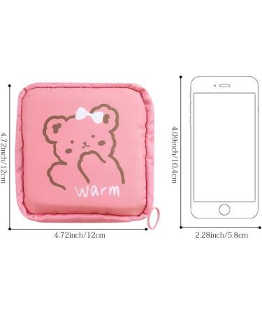 AOOPOO 4-Pack Women's Menstrual Cup Bags | Portable Storage Pockets for Pads & Feminine Products | Stylish Zipper Bags for Teens & Women - Buy Online on GoSupps.com