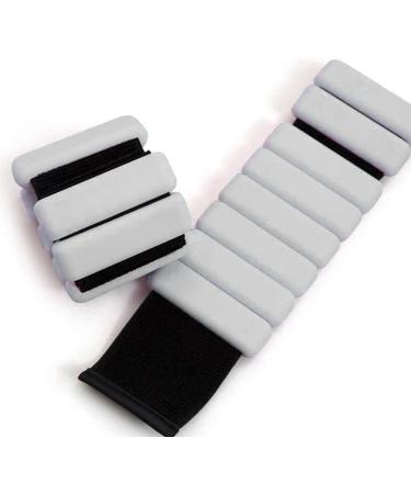 2 PCS Wrist and Ankle Weights Set - Adjustable Weight Cuffs for Jogging Yoga Pilates & Fitness - Gray - Buy Online on GoSupps.com