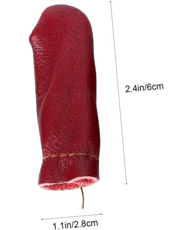 VILLCASE 12 Pcs Knit Mittens Thimble Set - Leather Finger Protectors for Knitting Sewing & Needle Felting - Craft Shield Covers & Thumb Thimbles - Buy Online on GoSupps.com