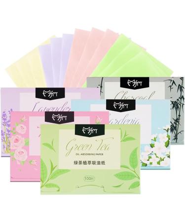 Oil Blotting Paper - 100 Sheets Natural Facial Tissue for Men, Women, and Students - Portable Oil Control with Natural Fragrance - Yellow - Buy Online on GoSupps.com