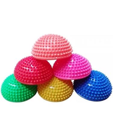 16cm Pink Yoga Ball - PVC Massage Exercise Ball for Pilates & Fitness | Gym Balance & Massage Tool - Buy Online on GoSupps.com