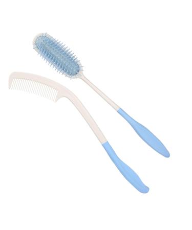 Ergonomic Long Handle Comb for Elderly & Disabled - Comfort & Massage Relief - Buy Online on GoSupps.com