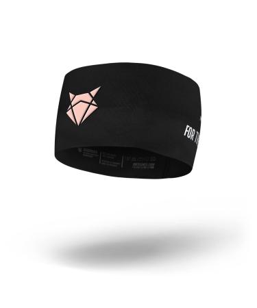 Incylene headband wide sports headband for women and men from Q-Skin fibers antibacterial odorless spring summer autumn winter headband for triathlon running cycling fitness black light pink