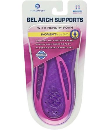 Buy Gel Arch Support Pink 5-10 | Comfortable Foot Support for All-Day Relief - International Shipping Available - Buy Online on GoSupps.com