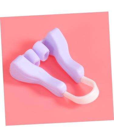 TOPBATHY Pince Nez en Silicone Violet pour Lifting du Nez Redresseur de Pont Confortable et Ajustable Correcteur de Forme Tombant Accessoire Beaut Femme pour Modelage et Rehaussement - Buy Online on GoSupps.com