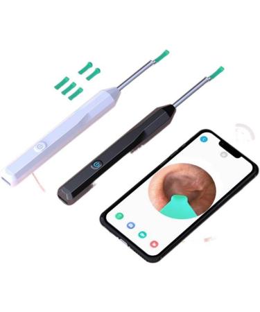 TWOMEM Earwax Removal Kit with Camera and Light - 7 Ear Pick Cleaner - Ear Cleaning Set of 8 in White - Buy Online on GoSupps.com