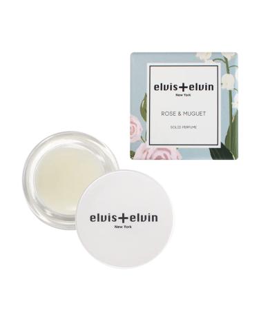 elvis+elvin solid perfume natural fragrance for women and man (Rose & Muguet)