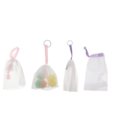 MAGICLULU Shower Net Soap Foaming Bathing Soap Pouch Soap Maker Nets Face Cleaning Tool Shower Foaming Nets Soap Saver Pouch Pouch Handmade Soap