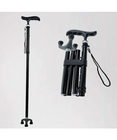 2 Pieces Anti Slip Quad Rubber Replacement Tip Base for Elderly Cane Walking Stick Crutches 7/8 Inches Present