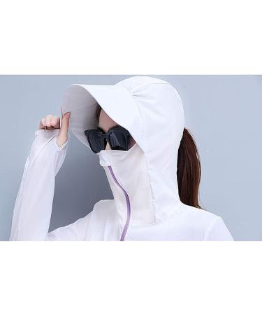 PAODIKUAI Women's Zip Front Hoodie Rash Guard UPF 50+ Sun Protection Shirt - Light Grey, Medium - Buy Online on GoSupps.com