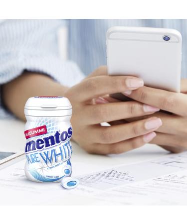 Buy Mentos Pure White Sweet Mint Chewing Gum - Sugar-Free Peppermint Dragees Multipack (6 x 70g) - 35 Pieces | International Shipping Available - Buy Online on GoSupps.com