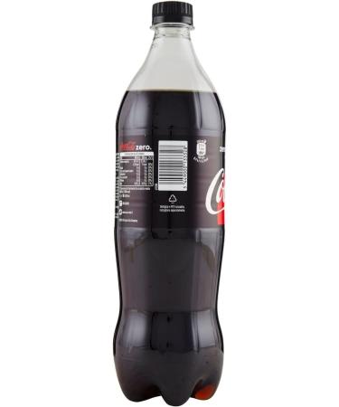 Cola-Cola Zero Sugar Free Zucchini Pack of 6 Italian Non-Alcoholic Drink PET 1Lt Coca Cola - Buy Online on GoSupps.com
