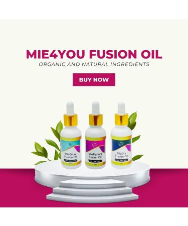 Mie4you MiePerfect Fusion Anti Ageing Oil - Soothing Nourishment & Hydration for Hair Face and Body - Natural Oil for All Skin Types - 30ml - Buy Online on GoSupps.com