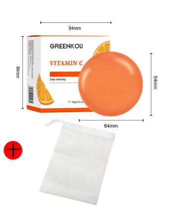 Vitamin C Soap Bar for Face & Body | Hyperpigmentation & Moisturizing | Gentle Cleanser for Sensitive Skin | Unisex Beauty Bar - Buy Online on GoSupps.com