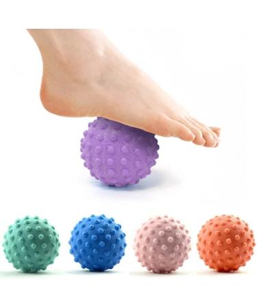 Durable Pink Hedgehog Massage Ball for Trigger Point Therapy - 4.5cm Hand & Foot Fitness Tool - Buy Online on GoSupps.com
