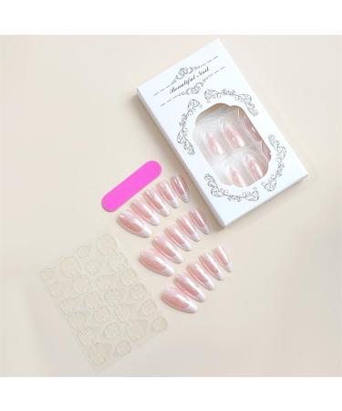 AJTUTUS French Tip Press on s Full Cover False s False s Glossy Nude False s Tip Manicure Supplies - Buy Online on GoSupps.com