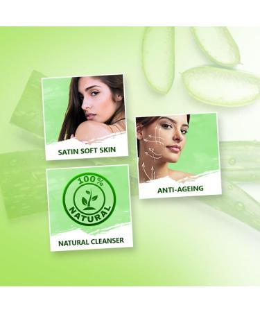 (Pack of 3) Bakson Sunny Herbals Aloevera + Calendula Bathing Bar (75gm Each) - Healing and Soothing Skin Care by Venus.Exports - Buy Online on GoSupps.com