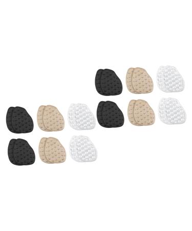 FOMIYES 12 Pairs High Heels Forefoot Pad Womens Shoe Inserts Laundry Scent Booster Beads Shoe Accessory Heel Cushion Inserts Adhesive Forefoot Pads Flannel Damping Half Size Pad