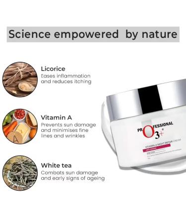 Dermal Zone Vitamin-A Night Repair Cream - 50g for Youthful Skin | International Shipping Available - Buy Online on GoSupps.com