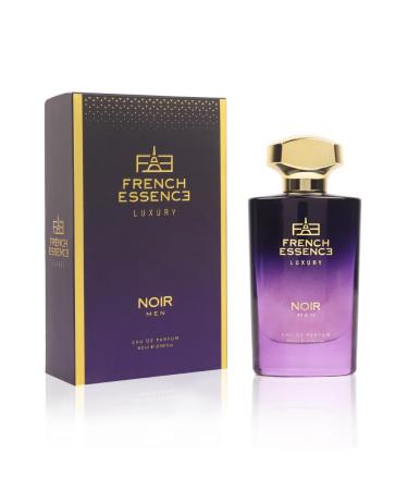 FREN'CH-ESSEN'CE Premium Aerosol Perfume For Men | Luxury Perfume | Eau De Parfum Set Long Lasting Smell Gift Purpose Fresh Scent (Noir) 60 Ml|Lavender Long Lasting