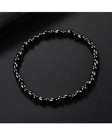 Dr Kao 2 Pack Magnetic Therapy Anklet Bracelet for Women - Immune System Support - Relieve Stress - Gun Black - Buy Online on GoSupps.com
