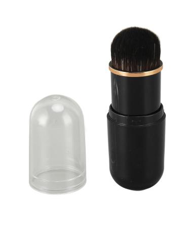 Zetiling Thickened Die Cast Makeup Brush Set - Ergonomic Handle Soft Bristles Black Capsule Shape Cheek & Face Cosmetic Tool with Storage Case - Versatile Application - Buy Online on GoSupps.com