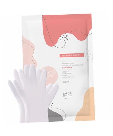 Beatifufu 2 Pairs Hand Peeling Hand Cover Hand Care Supplies Nicotinamide Hand Spa Mask Moisturizing Gel Socks Hand Moisturizer Gloves White Non-Woven Fabric Nourish Cat Paw