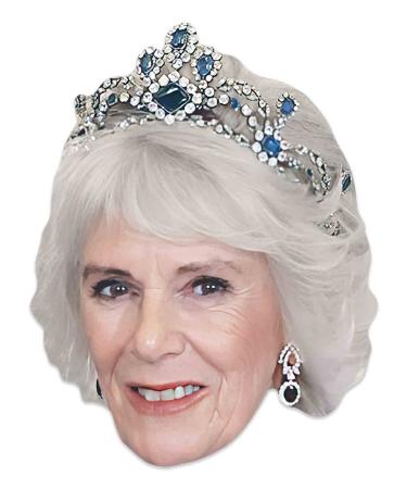 Star Cutouts SM438 Camilla Queen Consort Mask Crown