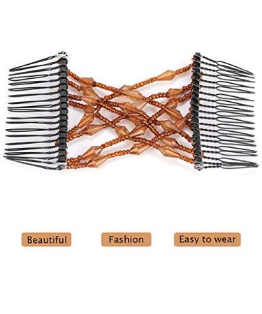 Elastic Hair Feasts - Pearl Hair Clips for Women | Stretchy Double DIY Styling Tool - Buy Online on GoSupps.com