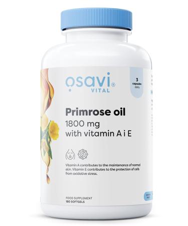 OSAVI Osavi Primrose Oil with Vitamin A & E 1800mg - 180 softgels