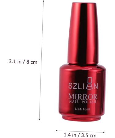 Spark Shiny Gel Nail Holographic Nail Polish Mirror Shine Nail Polish Nail Varnish Nail Foil Half Mirror Nail Polish Regular Mirror Nail Polish Metallic Flash Miss Metallic Paint - Buy Online on GoSupps.com