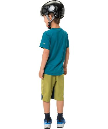 VAUDE Unisex Kids Moab Stretch Shorts 140 - Avocado | Durable & Comfortable Outdoor Shorts for Kids - Buy Online on GoSupps.com