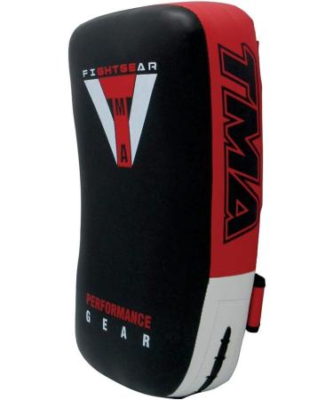 TMA Muay Thai Pad for Training - Curved Kickboxing Shield for MMA Martial Arts - 1 Pc - Buy Online on GoSupps.com