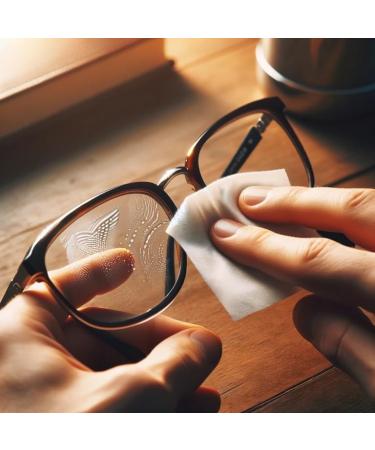Buy Glasses Wipes Lens Cleaner - 220 Individually Wrapped Eye Glasses Cleaner Wipes for Crystal Clear Vision - International Shipping Available - Buy Online on GoSupps.com