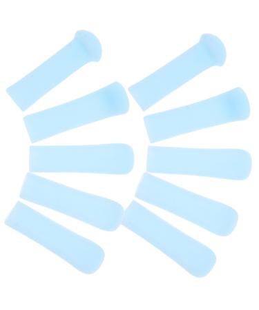 ORFOFE 10pcs Visual Ear Scoop Replacement Tips Gentle Silicone Ear Wax Removal Tool for Teens and Adults for Use