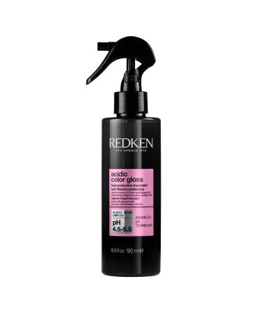 REDKEN Thermo-Protective Leave-In Treatment Colored Hair Hydrates & Protects Color Vitamin E & Arginine Acidic pH Formula Acidic Color Gloss 190ml