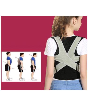 Posture Corrector Back Pain Back Shoulder and Neck Pain Relief Sports Posture Corrector Spinal Support Elegant A 3X-Large - Buy Online on GoSupps.com