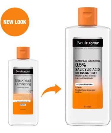 Neutrogena Blackhead Eliminating Cleansing Toner 200 ml - Pack of 1 - Buy Online on GoSupps.com
