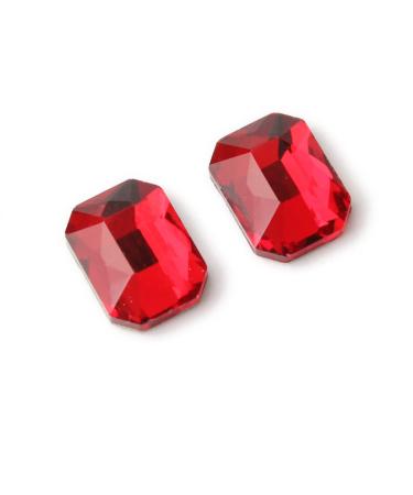 100pcs Nail Art 6X8mm Re-Octagonal Flatback Crystal Stones DIY Decorations Manicure Diamond for Nail