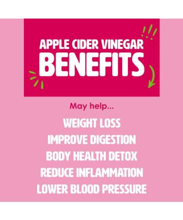 Apple Cider Vinegar Gummies with The Mother - Sugar Free Keto Friendly Vegan Non-GMO Gluten-Free - 600mg - 90 Days Supply for Digestion - Buy Online on GoSupps.com