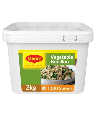 MAGGI Gluten Free Vegetable Bouillon 2kg Tubs (Pack of 2)