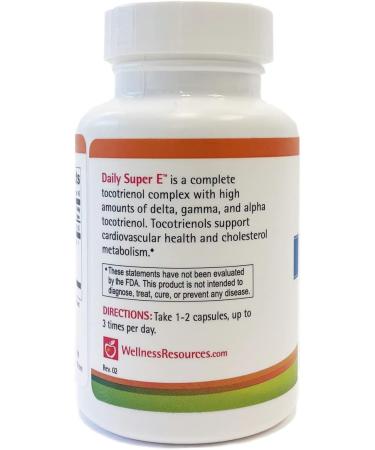Daily Super E Tocotrienols Supplement - High Gamma, Delta & Alpha - 90 Capsules - Buy Online on GoSupps.com
