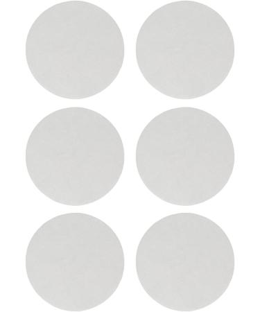 60 Pieces Heat-Resistant Food Oil Absorption Baking Paper - One-Way Round Filter for Frying Soups & Cooking - Buy Online on GoSupps.com