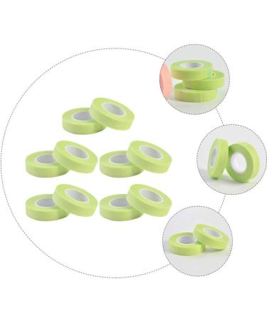 Beaupretty 10 Rolls Eyelash Tape - Breathable Micropore Tape for Eyelash Extensions | Non-Woven Adhesive - Green Color for Beauty Salons | International Shipping Available - Buy Online on GoSupps.com