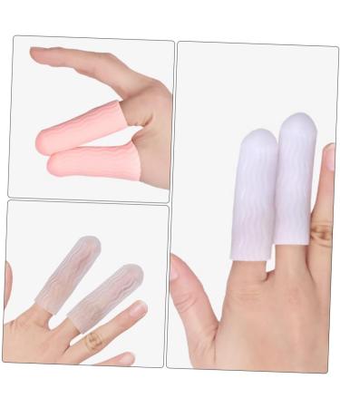 FRCOLOR 7 Pairs Finger Cots - Rubber Silicone Thumb Covers for Gaming Bath Kids & Guitar | Child Finger Protector & Adhesive Support - Buy Online on GoSupps.com