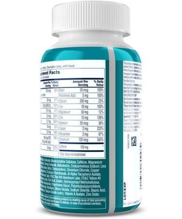 One A Day Women's Active Metabolism Daily Essential Multivitamin for Women Metabolism Support Vitamins for Women with All 8 B-Vitamins Vitamin D Magnesium & More 120 Count 120 Count (Pack of 1) - Buy Online on GoSupps.com