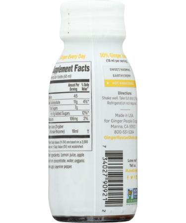 Rescue Ginger Shots Lemon & Cayenne 2 oz (1 Item only) - Buy Online on GoSupps.com