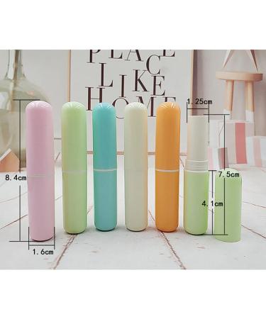 20pcs 3.5g Empty Lip Balm Tubes - DIY Plastic Lipstick Containers with Caps for Easy Use - Buy Online on GoSupps.com