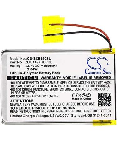 Buy 550mAh Replacement Battery for MDR-ZX330 NW-A25 NW-A26 NW-A27 - Compatible with LIS1427HEPCC & More - 3.7V International Shipping - Buy Online on GoSupps.com